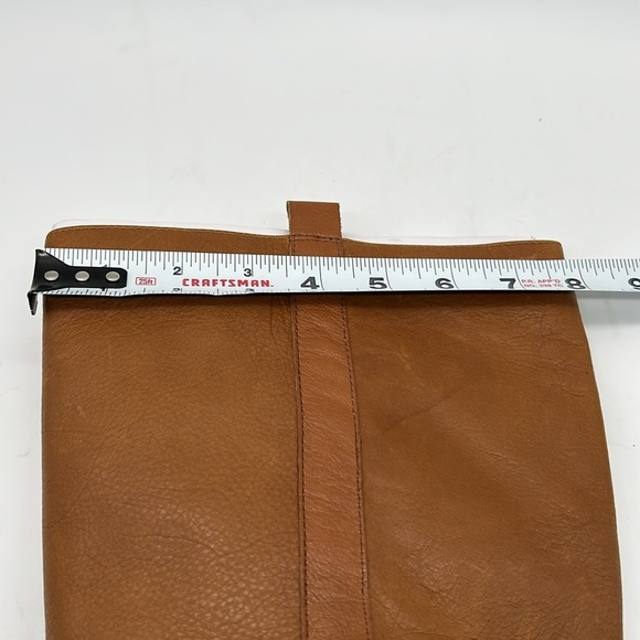 1276- Sam Edelman Prina2 Whiskey Lea Leather Boots Size 6 Wide Calf NWT - Picture 12 of 13